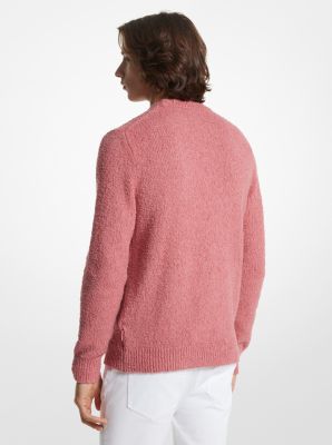 Cotton Boucle Cardigan