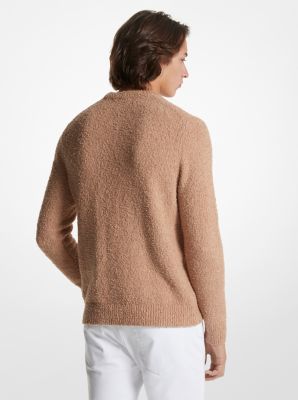 Organic Cotton Boucle Long Cardigan