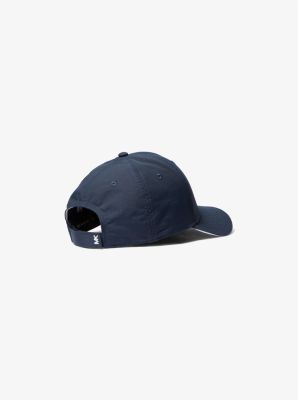 KORS Embroidered Nylon Baseball Hat in MIDNIGHT | Michael Kors