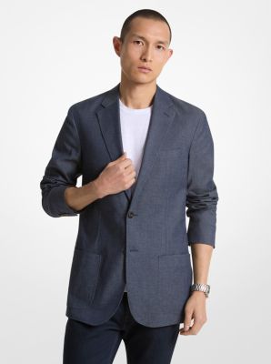 Chambray blazer image number 0