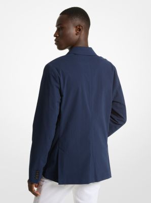 Seersucker Stretch-Cotton Blazer image number 1