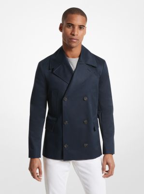 Michael kors 2024 coats blue