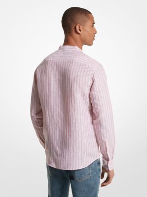 Striped Linen Blend Shirt