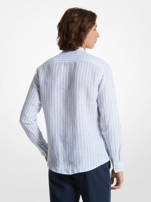 Striped Linen Blend Shirt image number 1