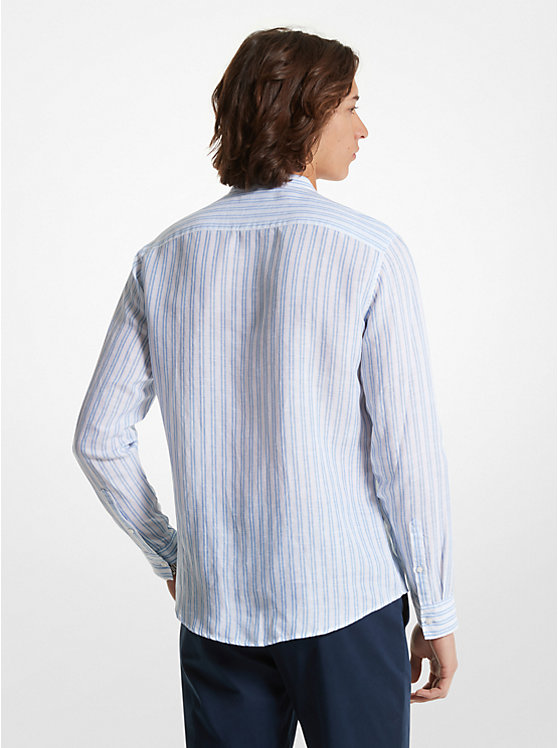 Striped Linen Blend Shirt image number 1