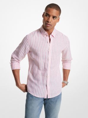 Striped Linen Blend Shirt image number 0