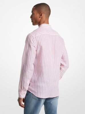 Striped Linen Blend Shirt image number 1