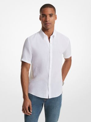 Slim-Fit Linen Shirt image number 0