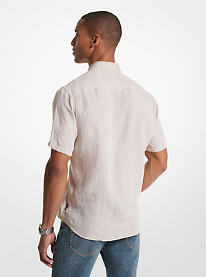 Slim-Fit Linen Shirt