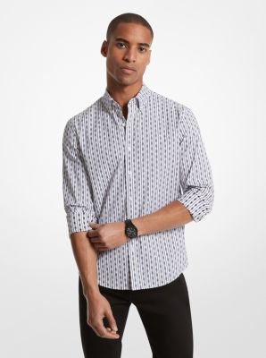 Men's Regular Fit Striped Cotton Shirt - Men's Button Down Shirts - New In  2024