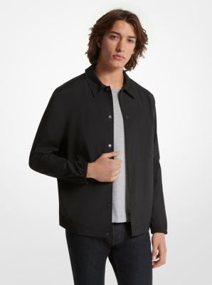 Nylon Blend Coach Jacket