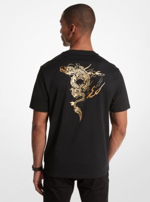 Michael kors t on sale shirt mens gold