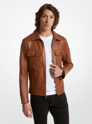 Bonded Leather Jacket | Michael Kors