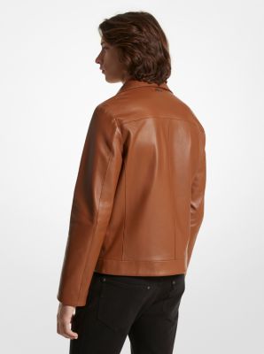 Bonded Leather Jacket | Michael Kors