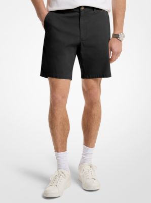 Shorts aus Stretch-Baumwolle
