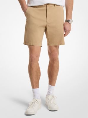 MK Shorts Aus Stretch-Baumwolle - Natur