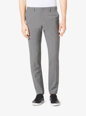 Slim-Fit Wool Trousers