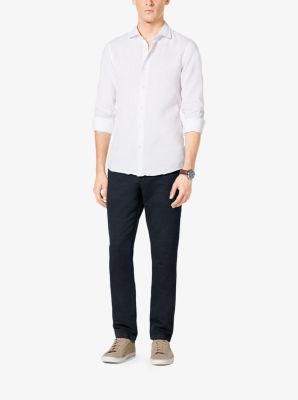 Tailored Classic Fit Chino Pants Michael Kors Canada