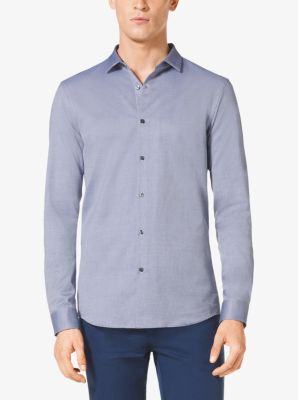 Slim-Fit Cotton Oxford Shirt