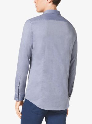 Slim-Fit Cotton Oxford Shirt