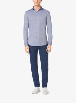 Slim-Fit Cotton Oxford Shirt