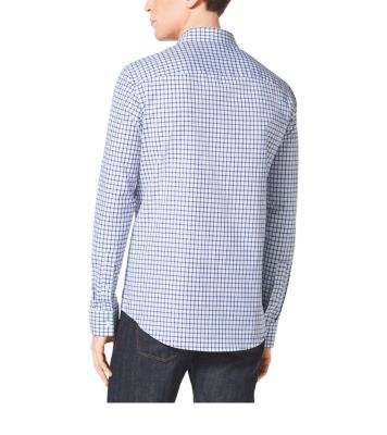 Tailored-Fit Check Cotton Shirt