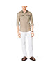 Slim-Fit Two-Pocket Linen Shirt image number 2