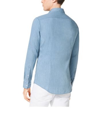 Slim-Fit Cotton-Twill Shirt