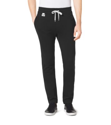 Stretch-Cotton Track Pants