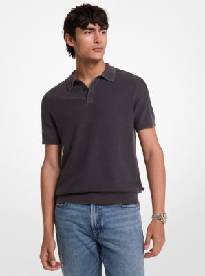 Linen and Cotton Polo Shirt image number 0