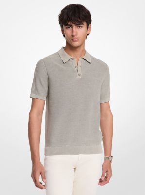 Polo in lino e cotone