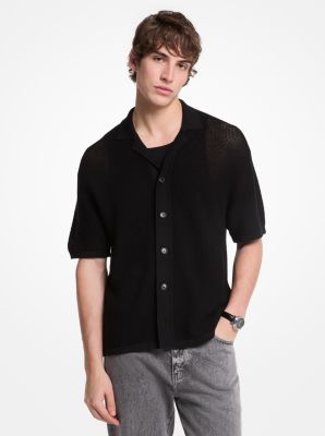 Open-Knit Cotton Shirt image number 0