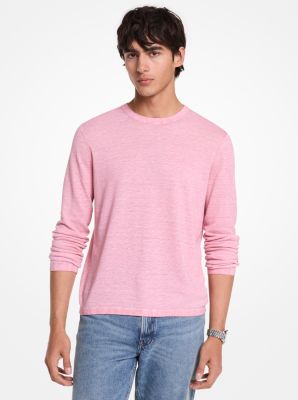 Pullover in lino e cotone