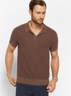 michael kors polo mens brown