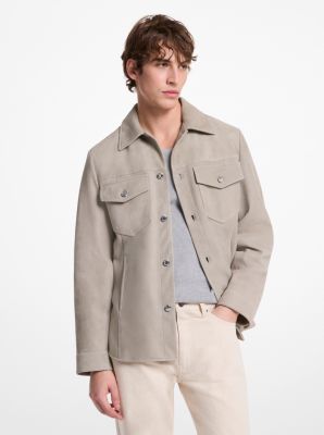 Suede Shirt Jacket