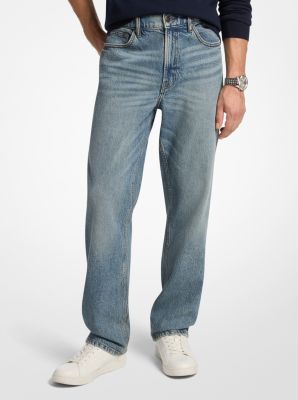 Finn Straight-Leg Stretch Denim Jeans