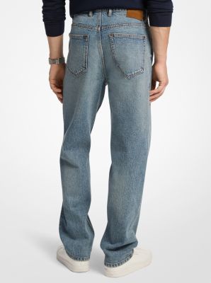 Finn Straight-Leg Stretch Denim Jeans