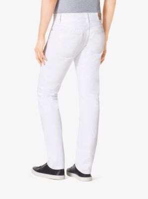 Slim-Fit Jeans in WHITE | Michael Kors