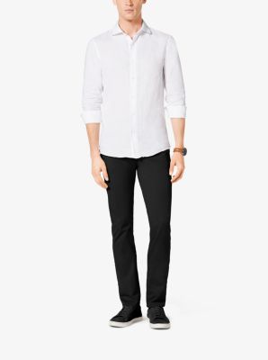 Five-Pocket Stretch Cotton Twill Pants