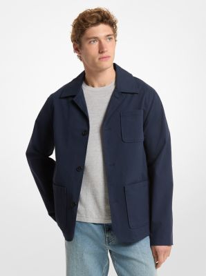 Cotton-and-Linen Blend Chore Coat