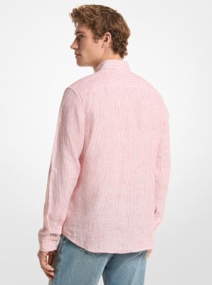 Camisa de lino a rayas