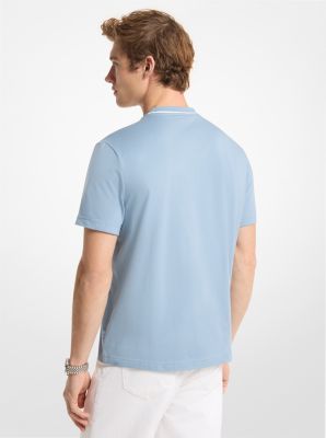 Logo Trim Cotton Jersey T-Shirt