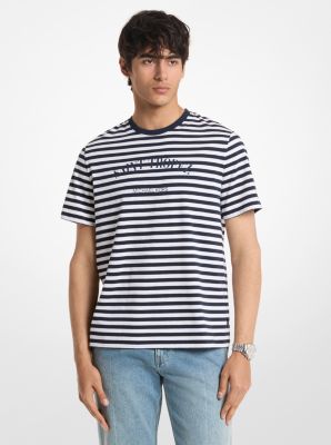 Provence Striped Cotton Jersey T-Shirt