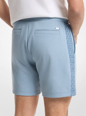 Logo Tape Cotton Blend Shorts