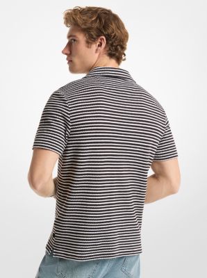 Johnny Striped Jacquard Polo Shirt
