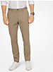 Slim-Fit Stretch-Cotton Trousers image number 0