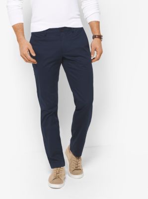 Skinny-Fit Cotton Chino Pants