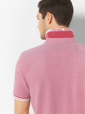 Greenwich Striped Cotton Polo Shirt