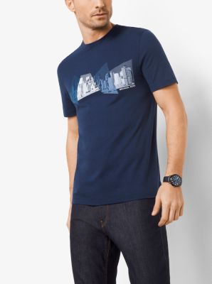 michael kors t shirt blue