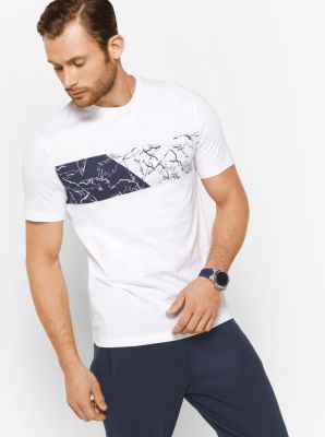 Palm-Print Cotton T-Shirt
